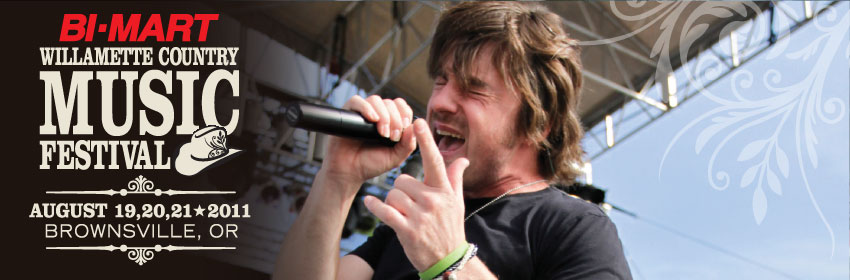 Welcome To The Bi-Mart Willamette Country Music Festival